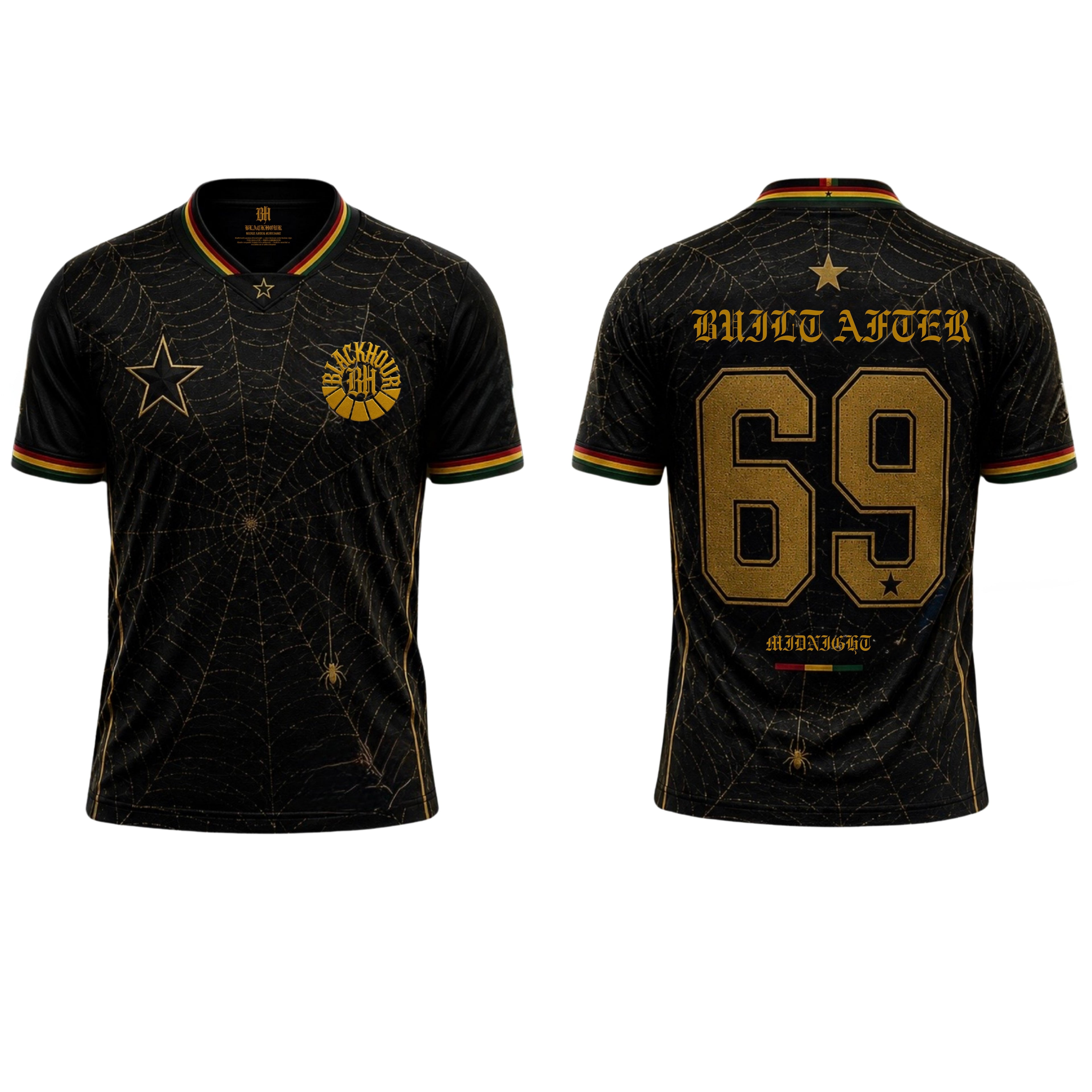 BLACKHOUR “Web of Kings” Jersey – Midnight Gold Edition