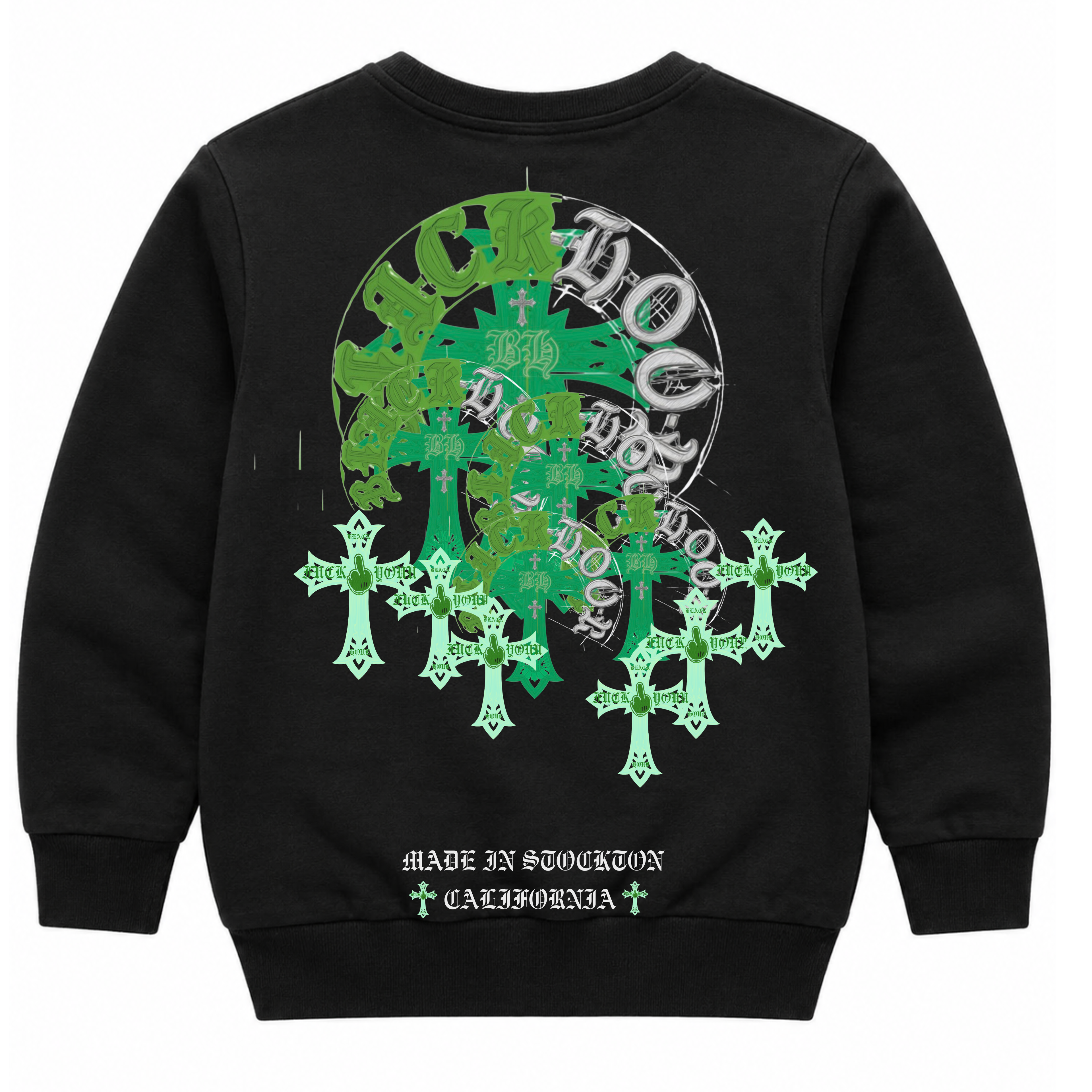 Blackhour Vintage Emerald Requiem Crewneck - Second edition