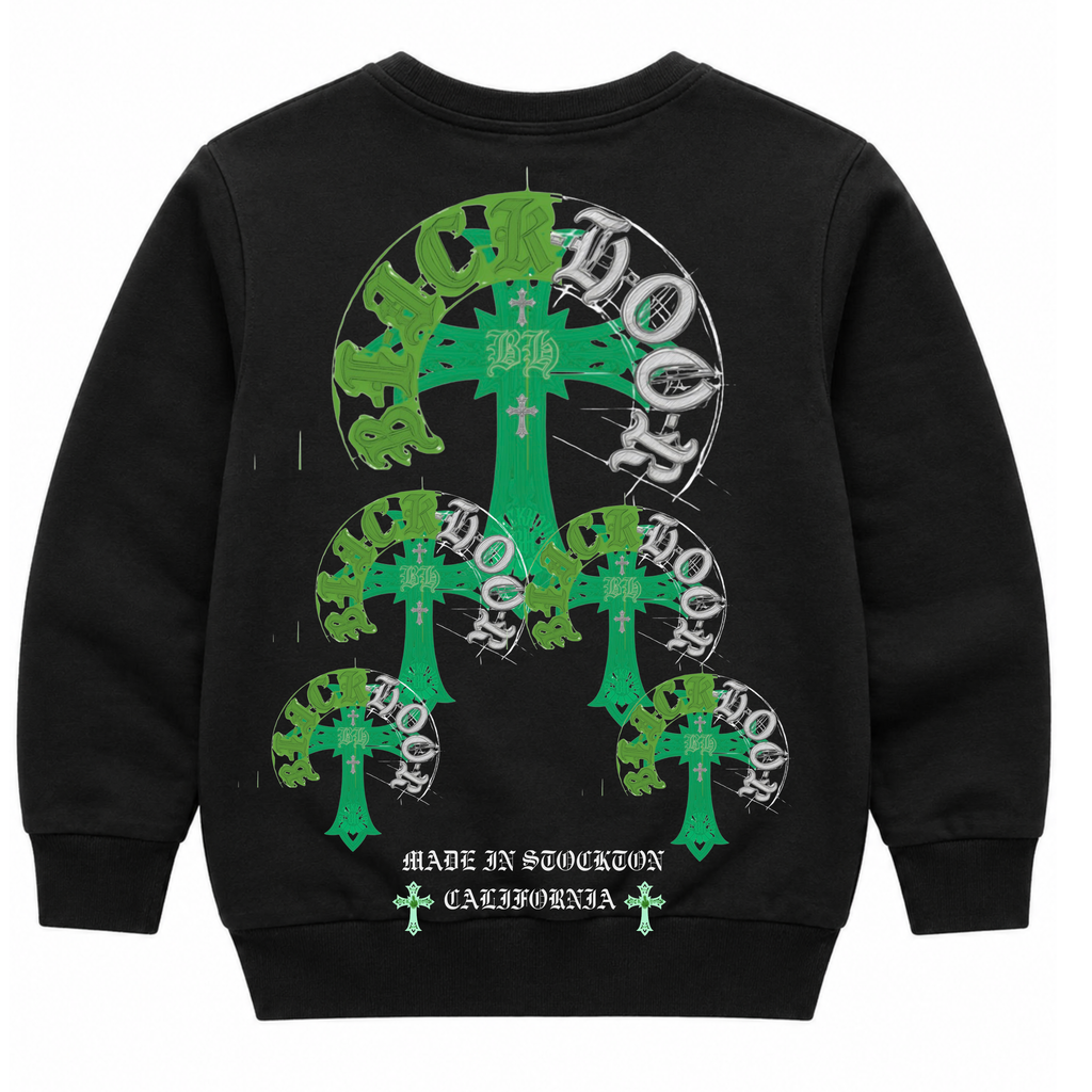 Blackhour Vintage Emerald Requiem Crewneck - First Edition