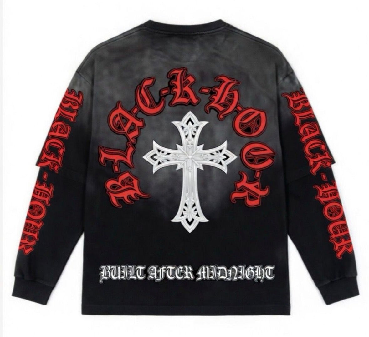 BLACKHOUR Double-Hand Long Sleeve – Stone Wash Edition