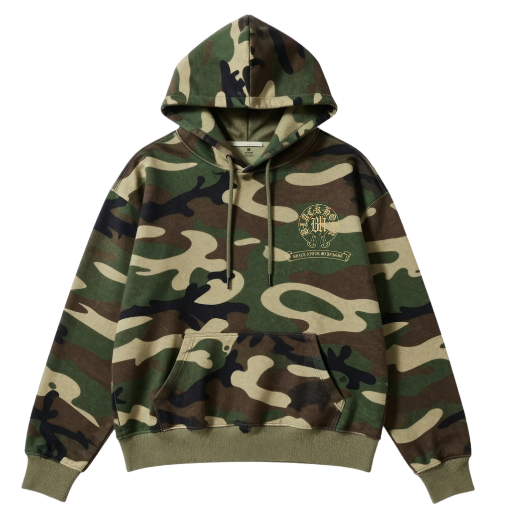 BlackHour Woodland Camo Hoodie