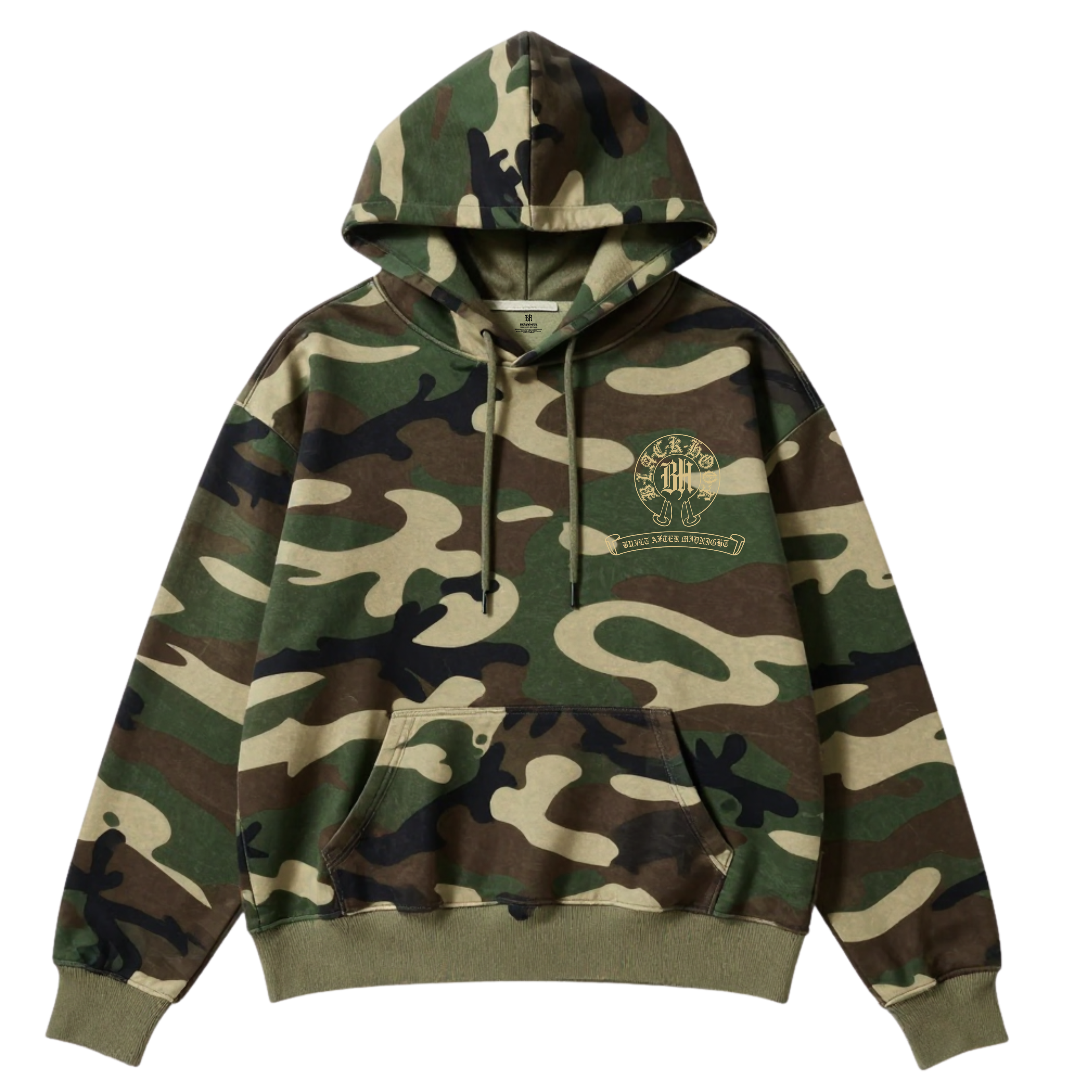 BlackHour Woodland Camo Hoodie
