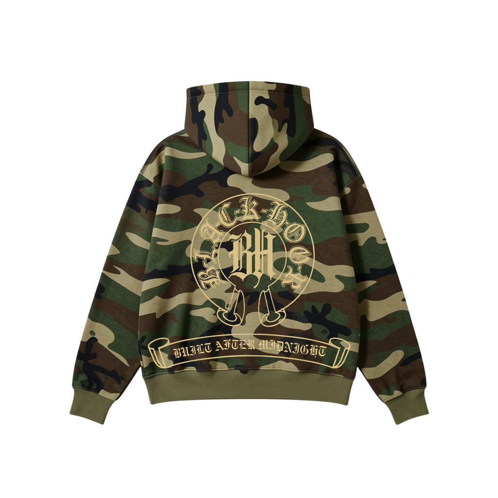 BlackHour Woodland Camo Hoodie