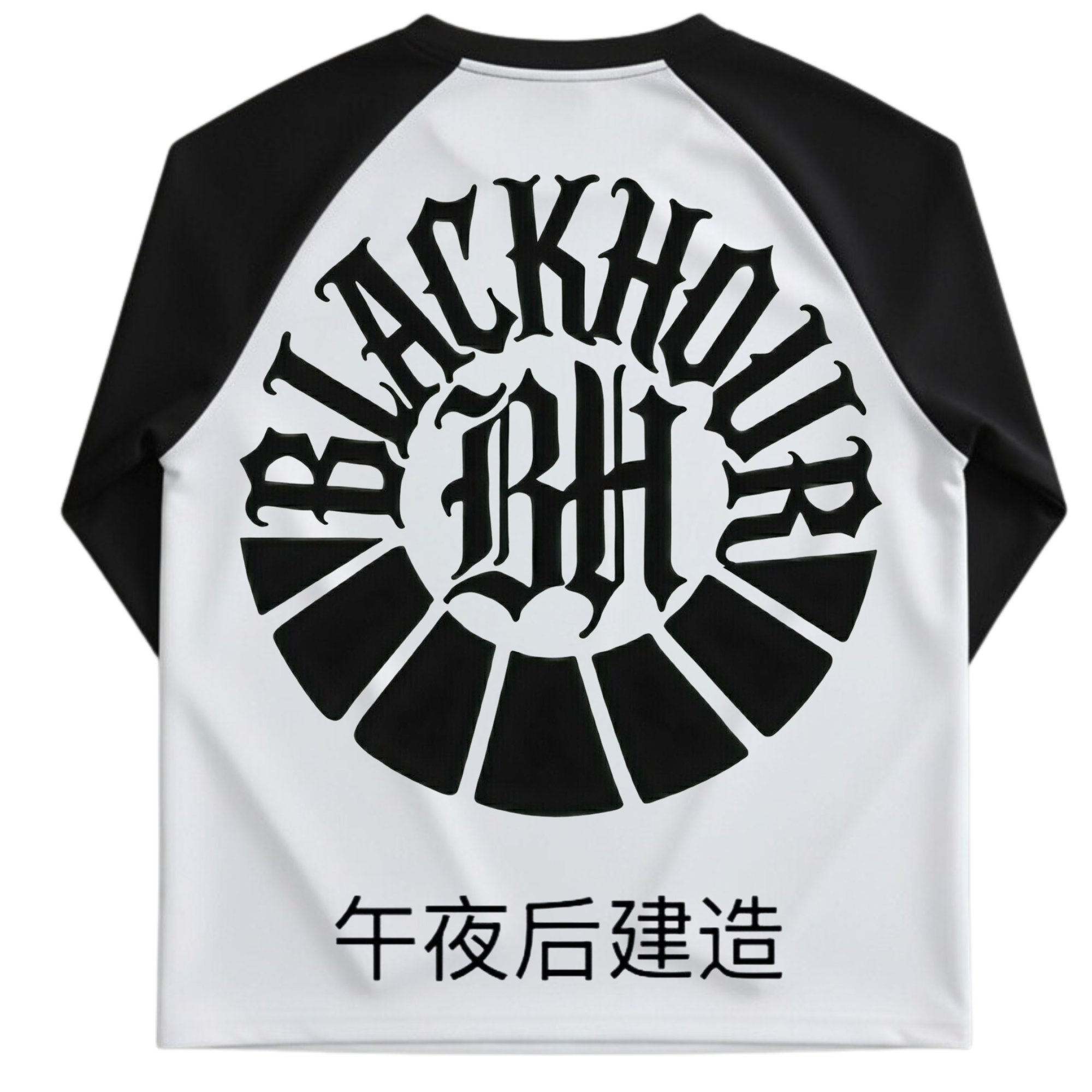 BlackHour Split Script Raglan